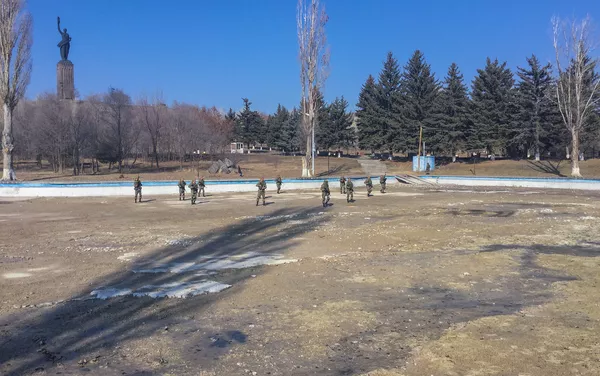 На военной базе ЮВО отметили день защитника Отечества (23 февраля 2018). Гюмри, Армения На военной базе ЮВО отметили день защитника Отечества (23 февраля 2018). Гюмри, Армения - Sputnik Армения