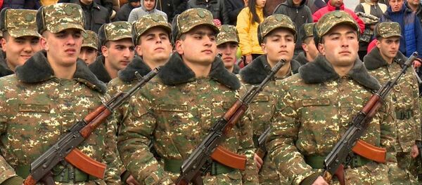Военная присяга новобранцев, призванных по программе Это я Военная присяга новобранцев, призванных по программе Это я - Sputnik Արմենիա