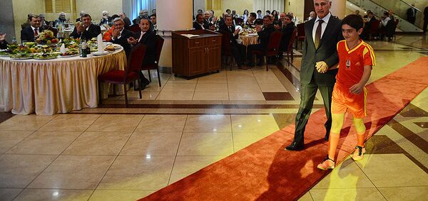 Ованес Заназанян на вечере чествования футбольной команды Арарат-73 (10 октября 2013). Ереван, Армения - Sputnik Արմենիա