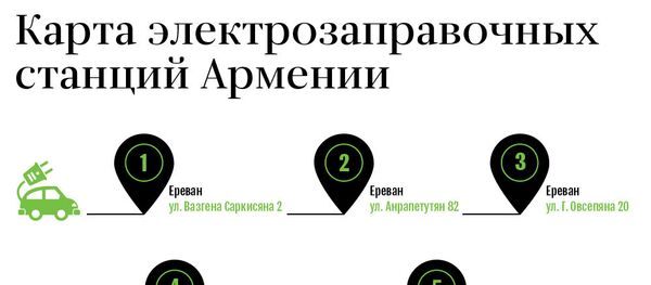 Карта электрозаправочных станций Армении - Sputnik Армения