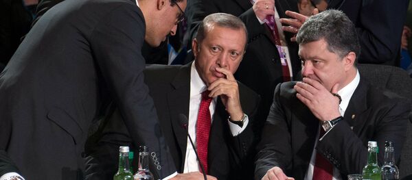 Президенты Украины и Турции Петр Порошенко и Реджеп Эрдоган Президенты Украины и Турции Петр Порошенко и Реджеп Эрдоган - Sputnik Արմենիա