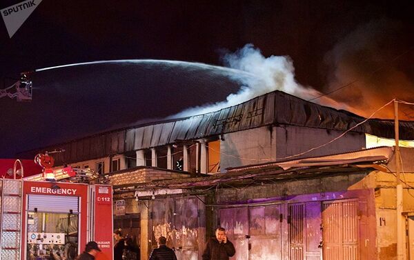 Крупный пожар в Тбилиси - Sputnik Армения