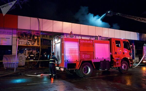 Крупный пожар в Тбилиси - Sputnik Армения