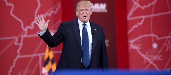 Дональд Трамп во время выступления на Конференции Консервативного Политического Действия (CPAC) /2015 год/. Нэшнл-Харборе, штат Мэриленд, США - Sputnik Армения