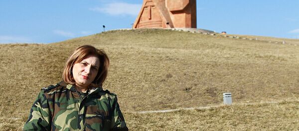Военнослужащая Анаит Мартиросян - Sputnik Արմենիա