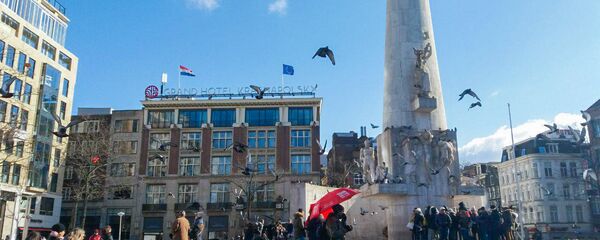 Площадь Дам, Амстердам, Нидерланды - Sputnik Армения