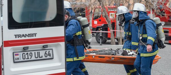 Учения по гражданской обороне в Ереване - Sputnik Արմենիա