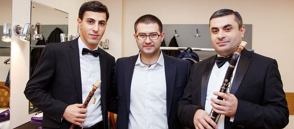 Сурен Багдасарян перед концертом проекта Дудукист в Государственном Кремлевском Дворце - Sputnik Армения