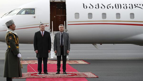 Премьер-министр Грузии Гиорги Квирикашвили прибыл в Армению - Sputnik Արմենիա