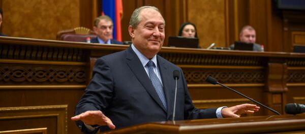 Новоизбранный президент Армении Армен Саркисян  - Sputnik Армения