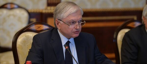 Министр иностранных дел Армении Эдвард Налбандян на заседании Совета безопасности (1 марта 2018). Ереван, Армения - Sputnik Армения