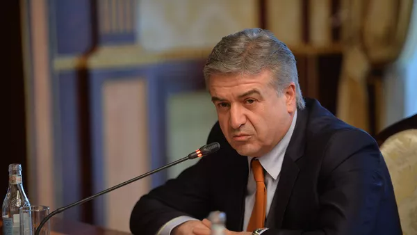 Премьер-министр Армении Карен Карапетян на заседании Совета безопасности (1 марта 2018). Ереван, Армения - Sputnik Армения