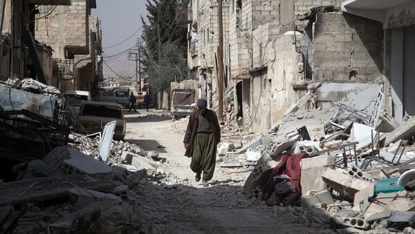 Разрушения в сирийском городе Байт Сава - Sputnik Արմենիա