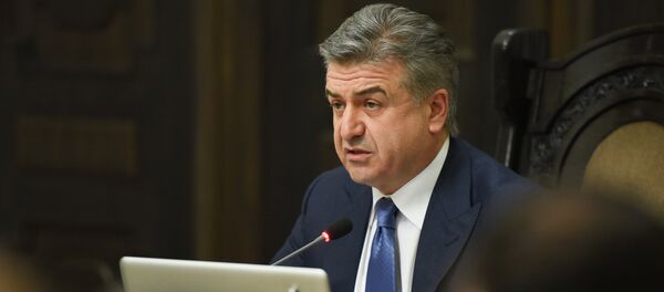 Премьер-министр Карен Карапетян на заседании правительства Армении 06.03.2018 Премьер-министр Карен Карапетян на заседании правительства Армении 06.03.2018 - Sputnik Արմենիա