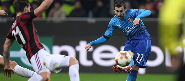 Матч 1/8 финала Лиги Европы Милан - Арсенал (8 марта 2018). Милан, Италия - Sputnik Армения