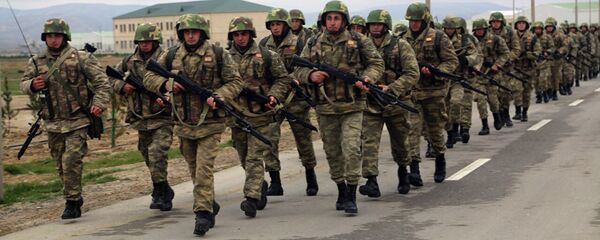 Широкомасштабные военные учения Азербайджанских ВС - Sputnik Армения