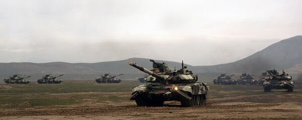 Широкомасштабные военные учения Азербайджанских ВС - Sputnik Армения