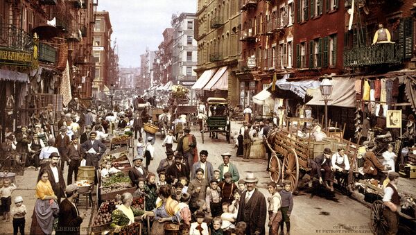 Малберри-стрит, Нью Йорк, США 1900-е годы. - Sputnik Արմենիա