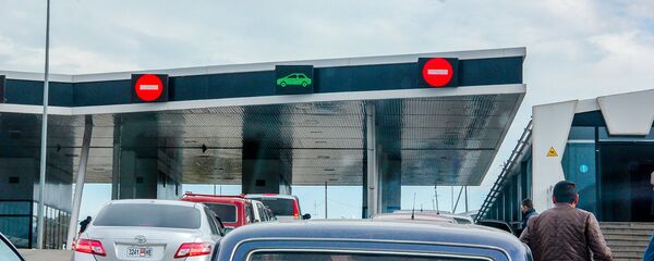 Армяно-грузинская граница. КПП Садахло - Sputnik Армения