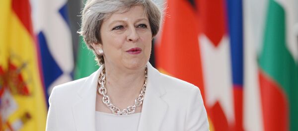 Премьер-министр Великобритании Тереза Мэй на саммите государств и правительств стран-участниц Европейского союза (23 июня 2017). Брюссель, Бельгия Премьер-министр Великобритании Тереза Мэй на саммите государств и правительств стран-участниц Европейского союза (23 июня 2017). Брюссель, Бельгия - Sputnik Армения