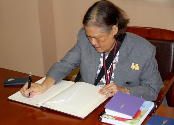 Принцесса Таиланда Маха Чакри в Матенадаране - Sputnik Армения