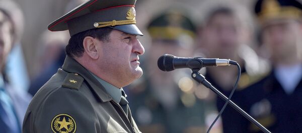 Командующий армяно-российской объединенной группировкой войск, генерал-майор Тигран Парванян - Sputnik Армения