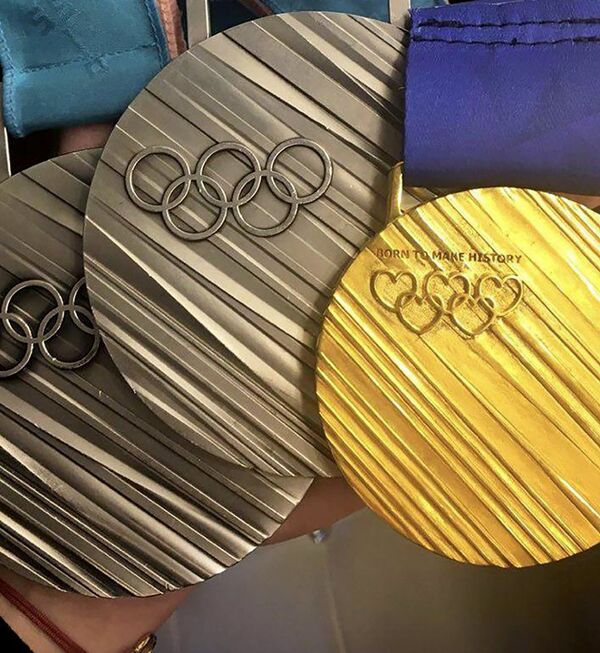 Медали Евгении Медведевой - Sputnik Армения