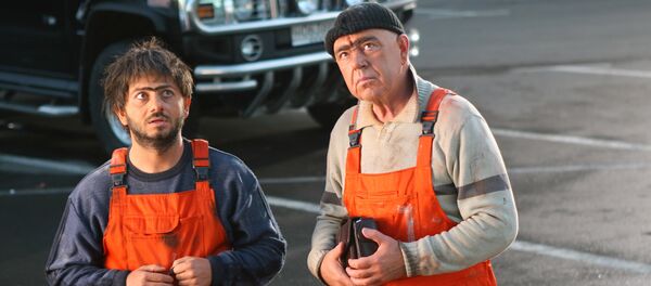 Михаил Галустян и Валерий Магдьяш (слева направо) в фильме режиссера Глеба Орлова Наша Russia: Яйца судьбы - Sputnik Армения