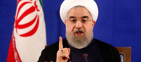 Пресс-конференция Президента Ирана Хасана Рухани (22 мая 2017). Тегеран, Иран - Sputnik Армения
