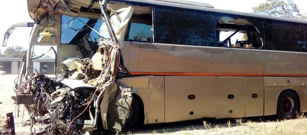 Крупное ДТП с автобусом в России. Архивное фото Крупное ДТП с автобусом в России. Архивное фото - Sputnik Армения