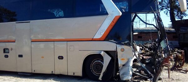 Крупное ДТП с автобусом в России. Архивное фото Крупное ДТП с автобусом в России. Архивное фото - Sputnik Армения