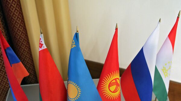 Флаги стран участниц Организации Договора о коллективной безопасности. - Sputnik Армения