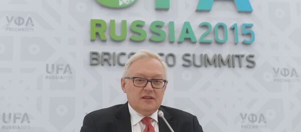 Брифинг заместителя Министра иностранных дел Российской Федерации, Шерпа России в БРИКС Сергея Рябкова Брифинг заместителя Министра иностранных дел Российской Федерации, Шерпа России в БРИКС Сергея Рябкова - Sputnik Армения