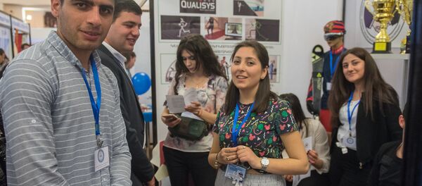 Международная специализированная выставка Образование XXI век (21.03.2018). Ереван - Sputnik Армения