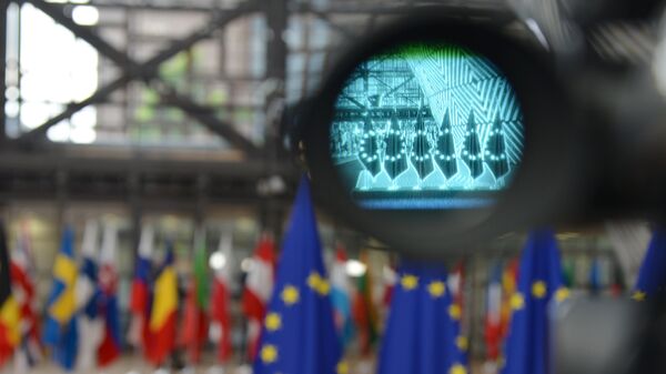 Флаги стран-участниц Европейского союза в Брюсселе. - Sputnik Արմենիա