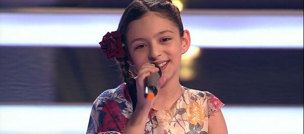 Кадр из телешоу Первого канала Голос.Дети-5 от 23.03.2018 Кадр из телешоу Первого канала Голос.Дети-5 от 23.03.2018 - Sputnik Армения