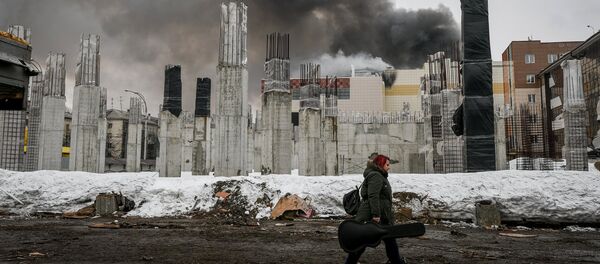 Пожар в торговом центре «Зимняя вишня» в Кемерово - Sputnik Армения