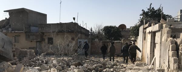 Последствия артобстрелов Африна в Сирии Последствия артобстрелов Африна в Сирии - Sputnik Արմենիա