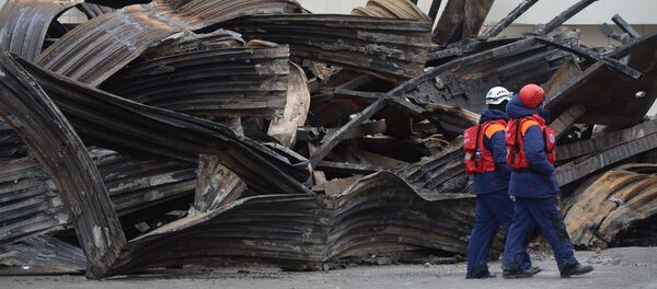 Последствия пожара в ТЦ «Зимняя вишня» - Sputnik Армения