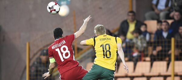 Товарищеский матч. Армения - Литва. 27.03.2018 Товарищеский матч. Армения - Литва. 27.03.2018 - Sputnik Армения