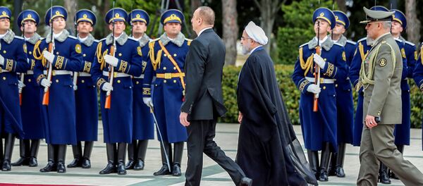 Официальный визит Президента Ирана в Азербайджан (28 марта 2018). Баку - Sputnik Армения