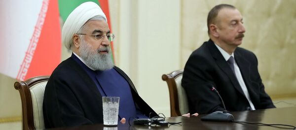 Официальный визит Президента Ирана в Азербайджан (28 марта 2018). Баку - Sputnik Армения