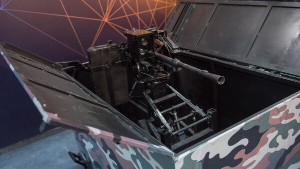 Дистанционный пулемет на выставке оборонных технологий ArmHiTec 2018 в Ереване - Sputnik Արմենիա