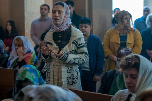 Սուրբ Հարության տոնի պատարագը Կաթողիկե Սբ. Աստվածածին եկեղեցում - Sputnik Արմենիա
