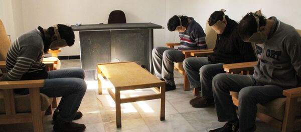 Боевики ИГИЛ в плену у сирийских спецслужб - Sputnik Армения