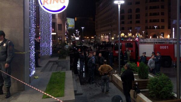 Взрыв в ресторане Бургер кинг в Ереване - Sputnik Արմենիա