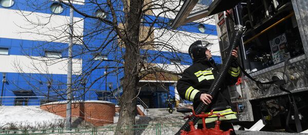 Пожар в торговом центре Персей в Москве Пожар в торговом центре Персей в Москве - Sputnik Армения