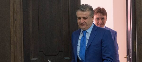 Премьер-министр Армении Карен Карапетян Премьер-министр Армении Карен Карапетян - Sputnik Армения