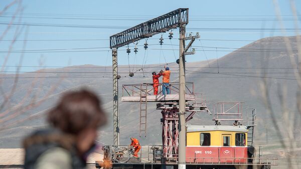 Железнодорожные работы - Sputnik Армения