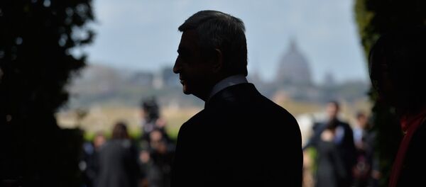 Президент Армении Серж Саргсян - Sputnik Արմենիա